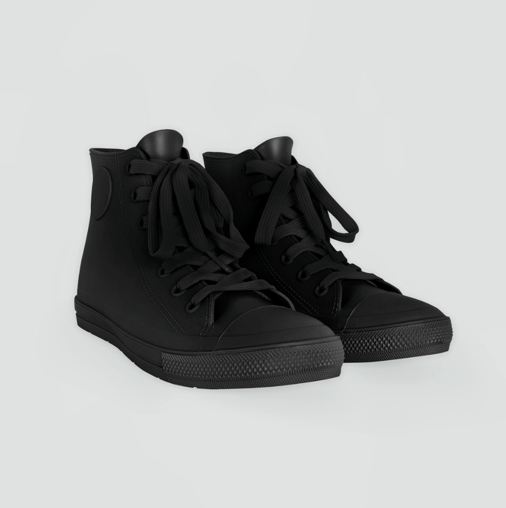 ✨OAK + FORT Converse Style Rubber Sneakers, Size 5